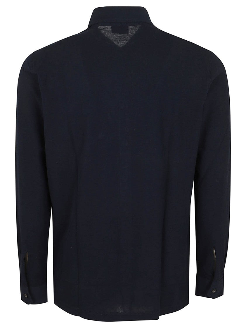Barba Napoli Lightweight Cotton Oversized Shirt With Minimalist Design