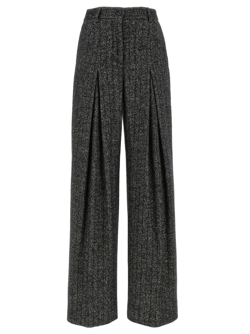 Dolce & Gabbana Striped Wool Pants