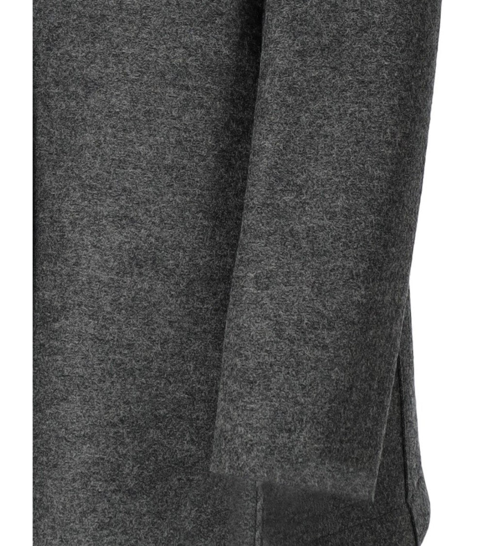 Harris Wharf London Anthracite Grey Double-Breasted Caban