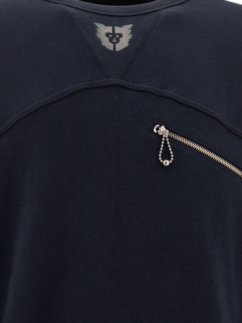 Human Made Sweatshirt With Functional Zipper Pocket