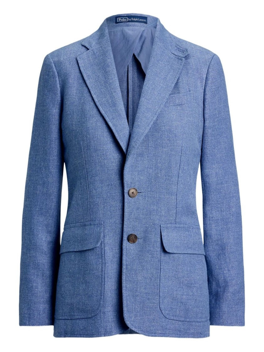 Polo Ralph Lauren Blue Slub Textured Blazer
