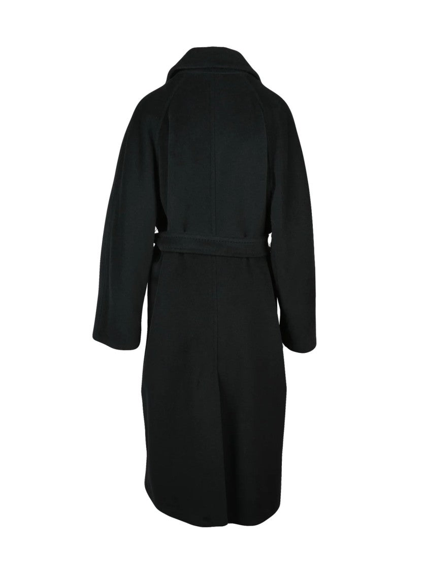 Marella Black Virgin Wool English Coat