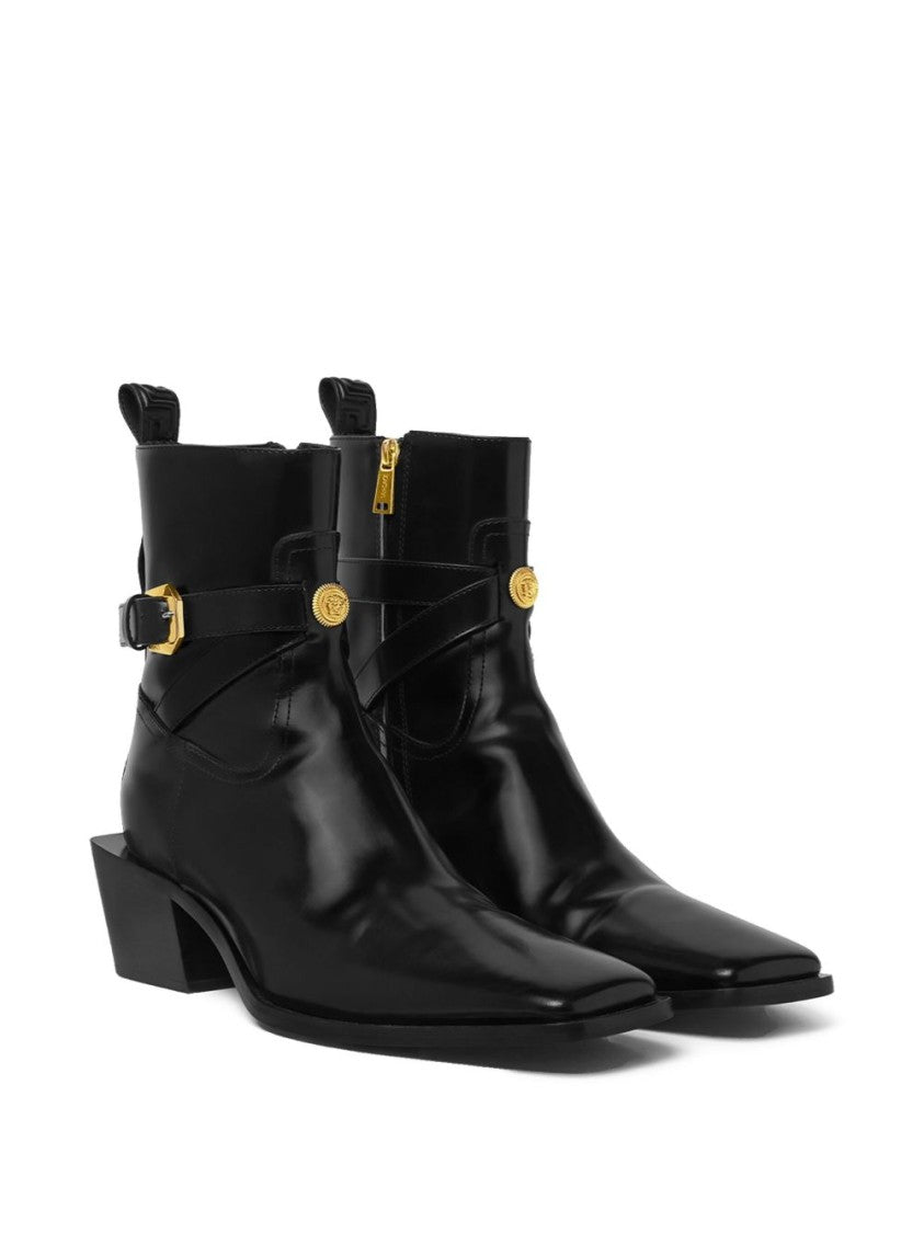 Versace Pointed Toe Boots
