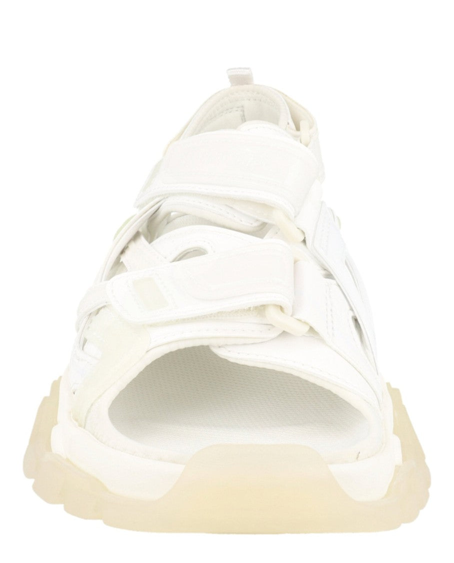 Balenciaga Sporty Caged Sandals With Chunky Sole And Embossed Branding