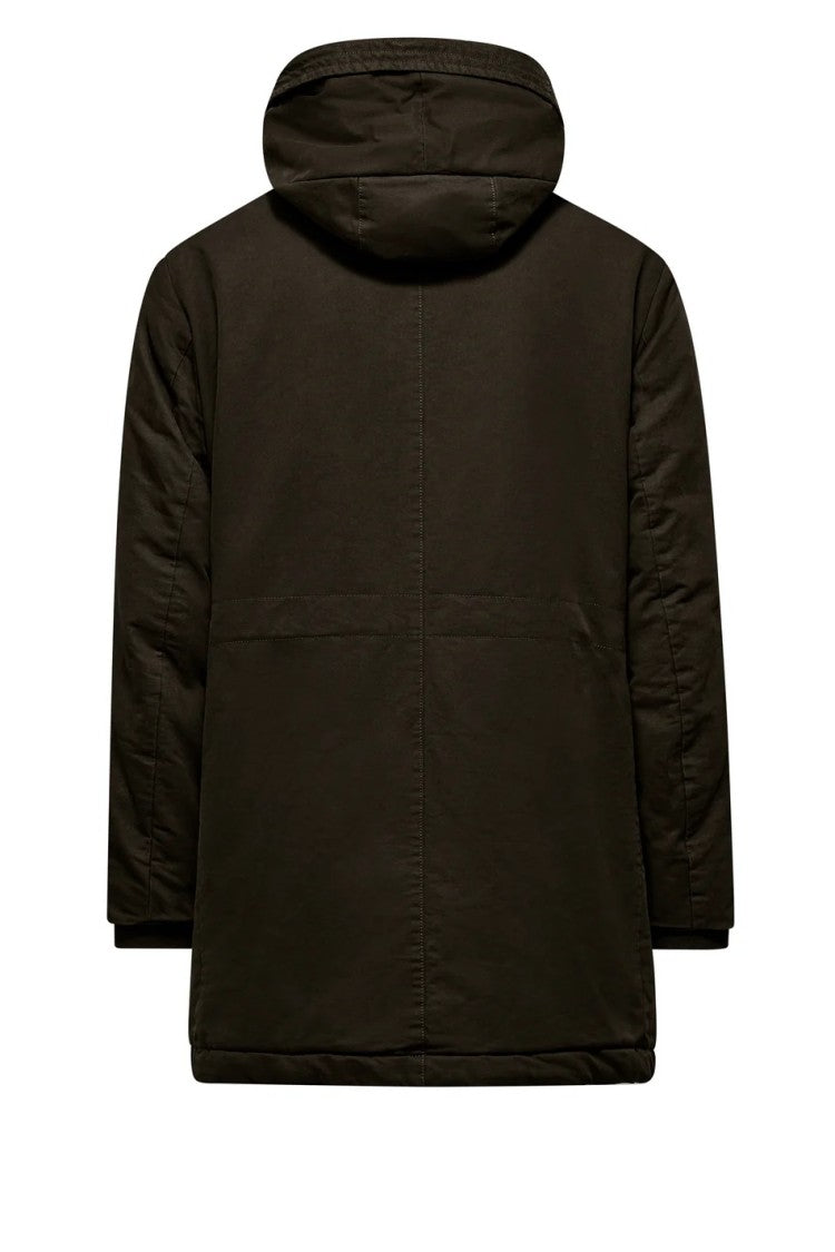 Bomboogie Windbreaker Parka With Concealed Zip Closure