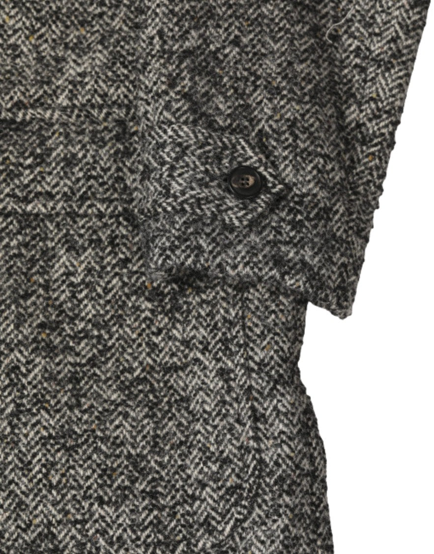 East Harbour Surplus Textured Shetland Herringbone Single-Breasted Sport Coat