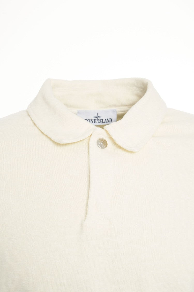 Stone Island Knit Polo With Logo