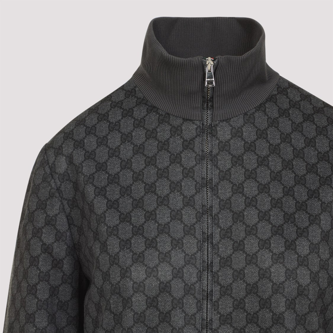 Gucci Black Gg Fullzip Sweatshirt