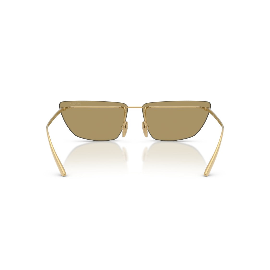 Prada 0Pr C52s Angular Metal Frame Sunglasses