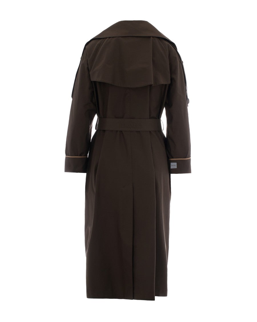 Max Mara Green Oversized Antigoccia Trench