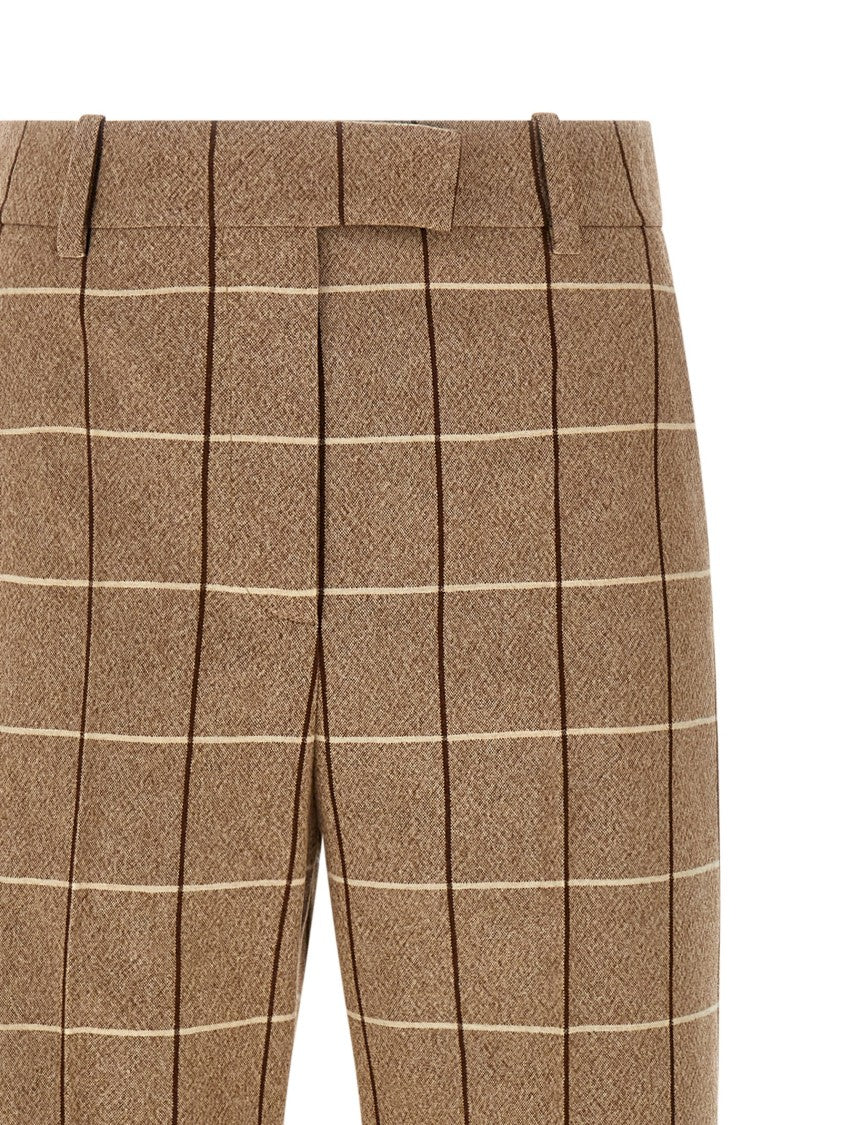 Valentino Garavani Valentinogaravani Wool Pants With Window Pattern