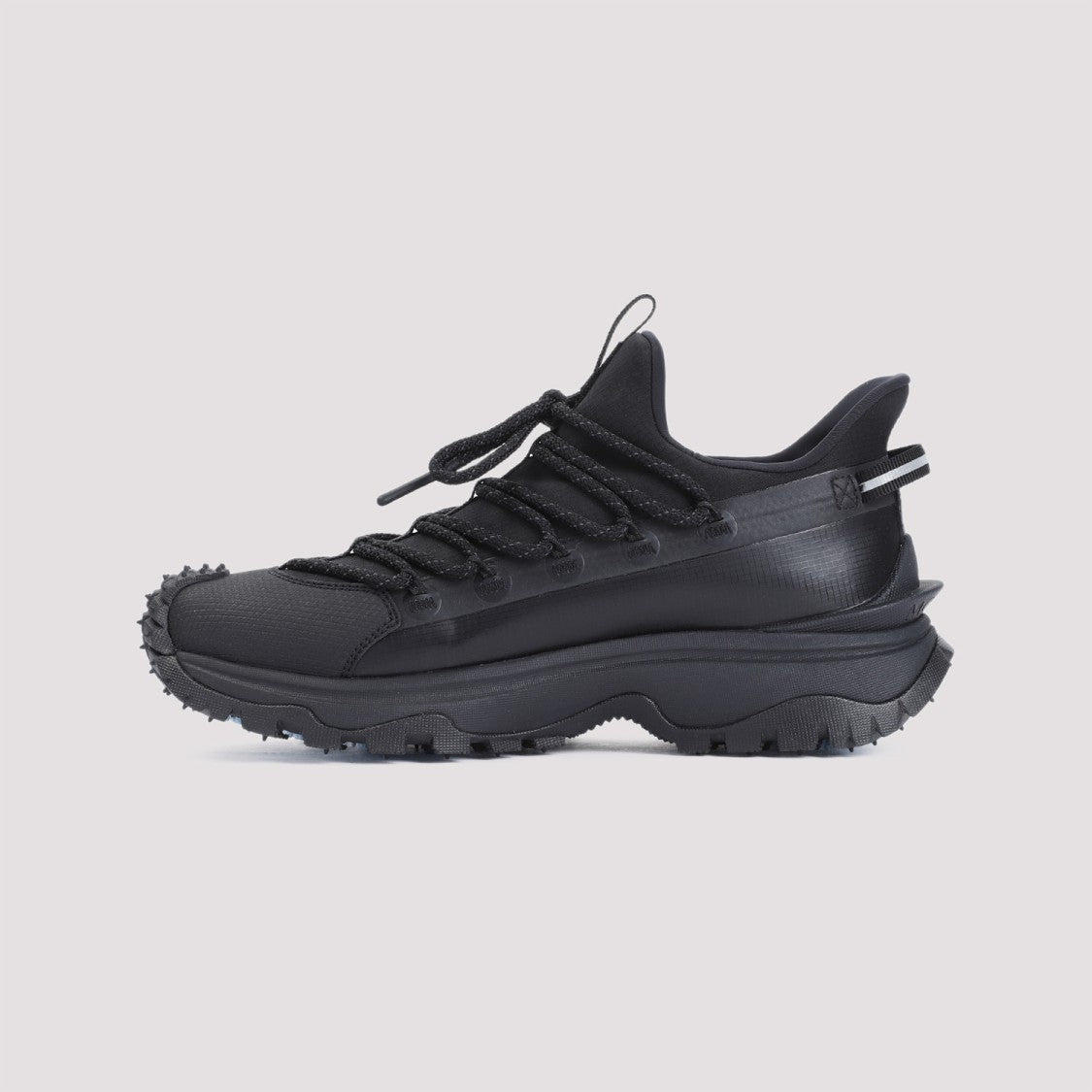 Moncler Black Lace-Up Sneakers