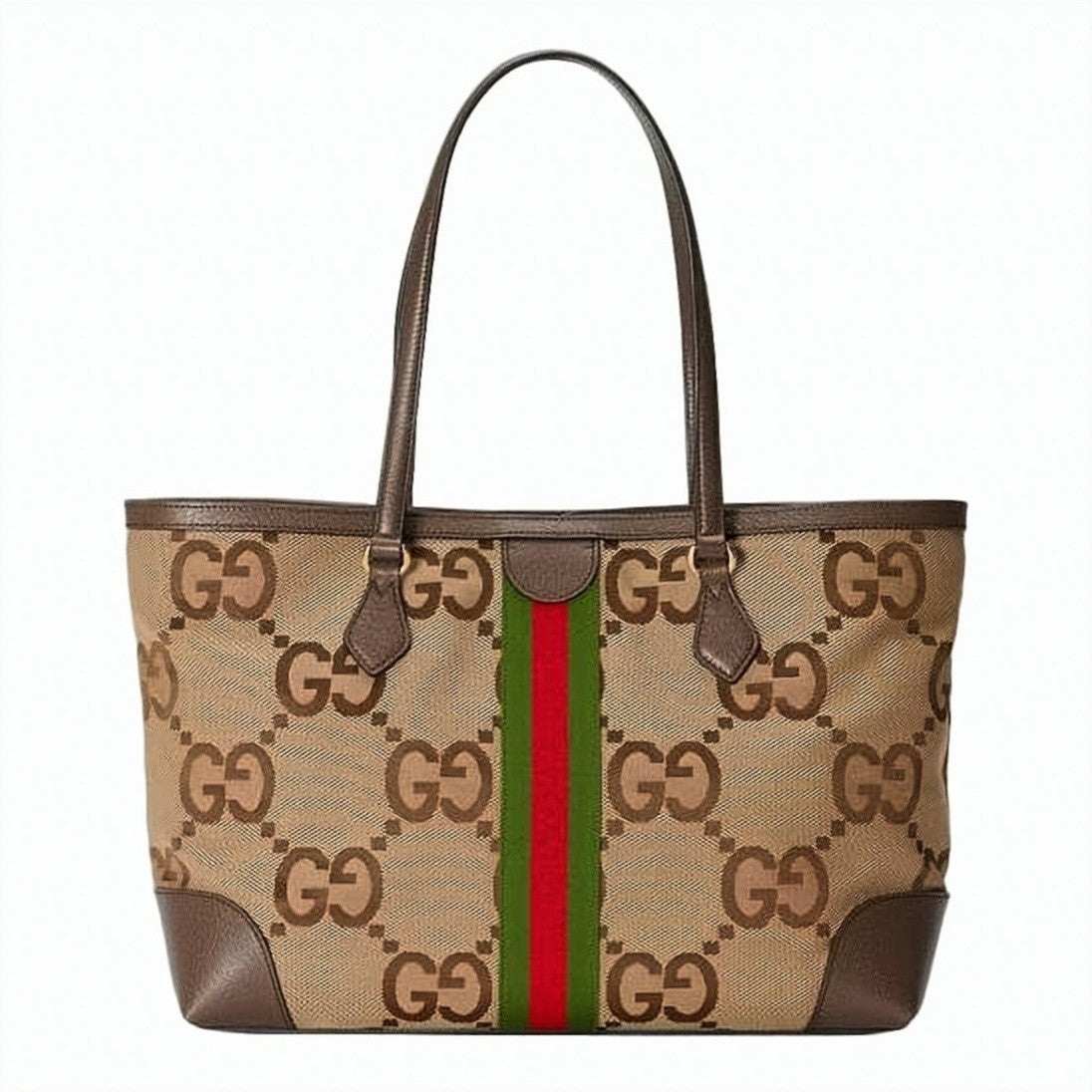 Gucci Structured Shoulder Bag With Monogram Canvas