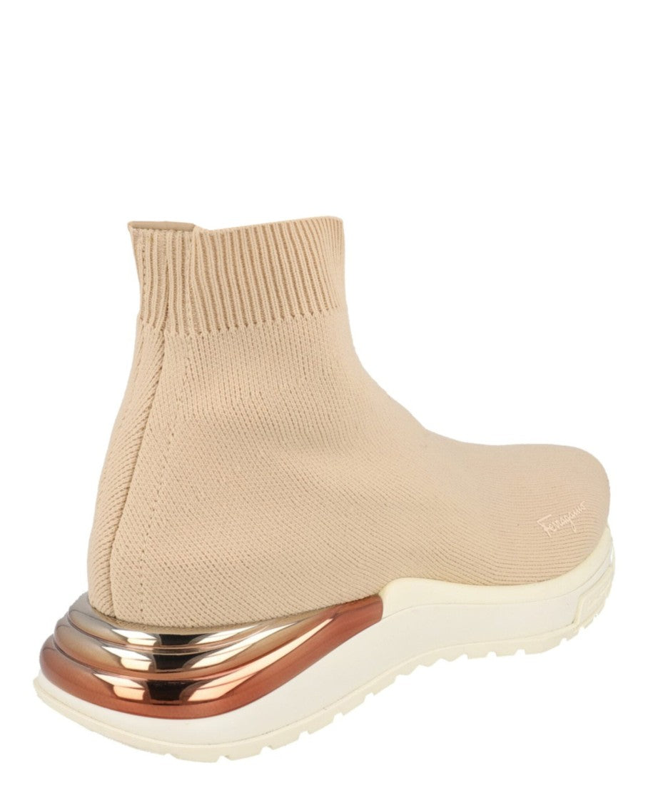 Ferragamo Ninette High-Top Sock Sneakers