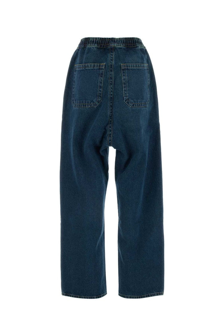 Y/Project Relaxed Fit Denim Jeans With Elastic Waistband