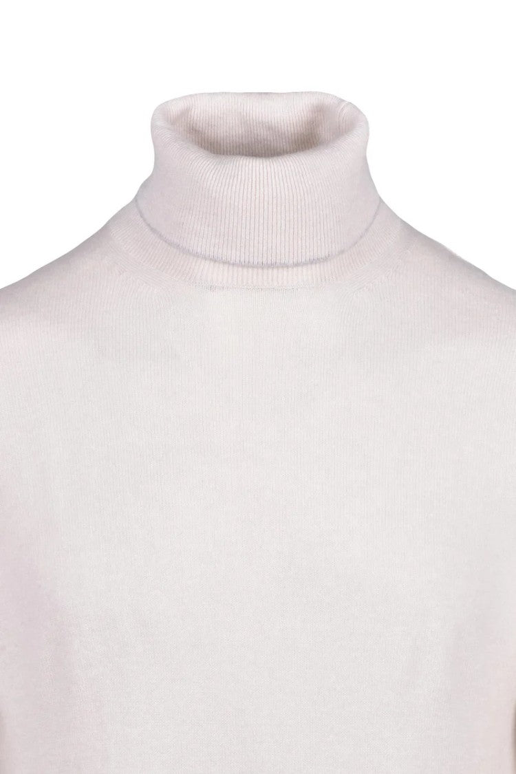 Eleventy Cashmere Turtleneck Sweater - White