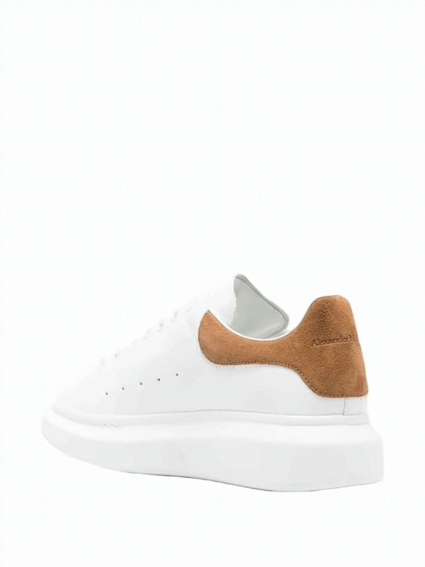 Alexander Mcqueen White Calf Leather Sneakers