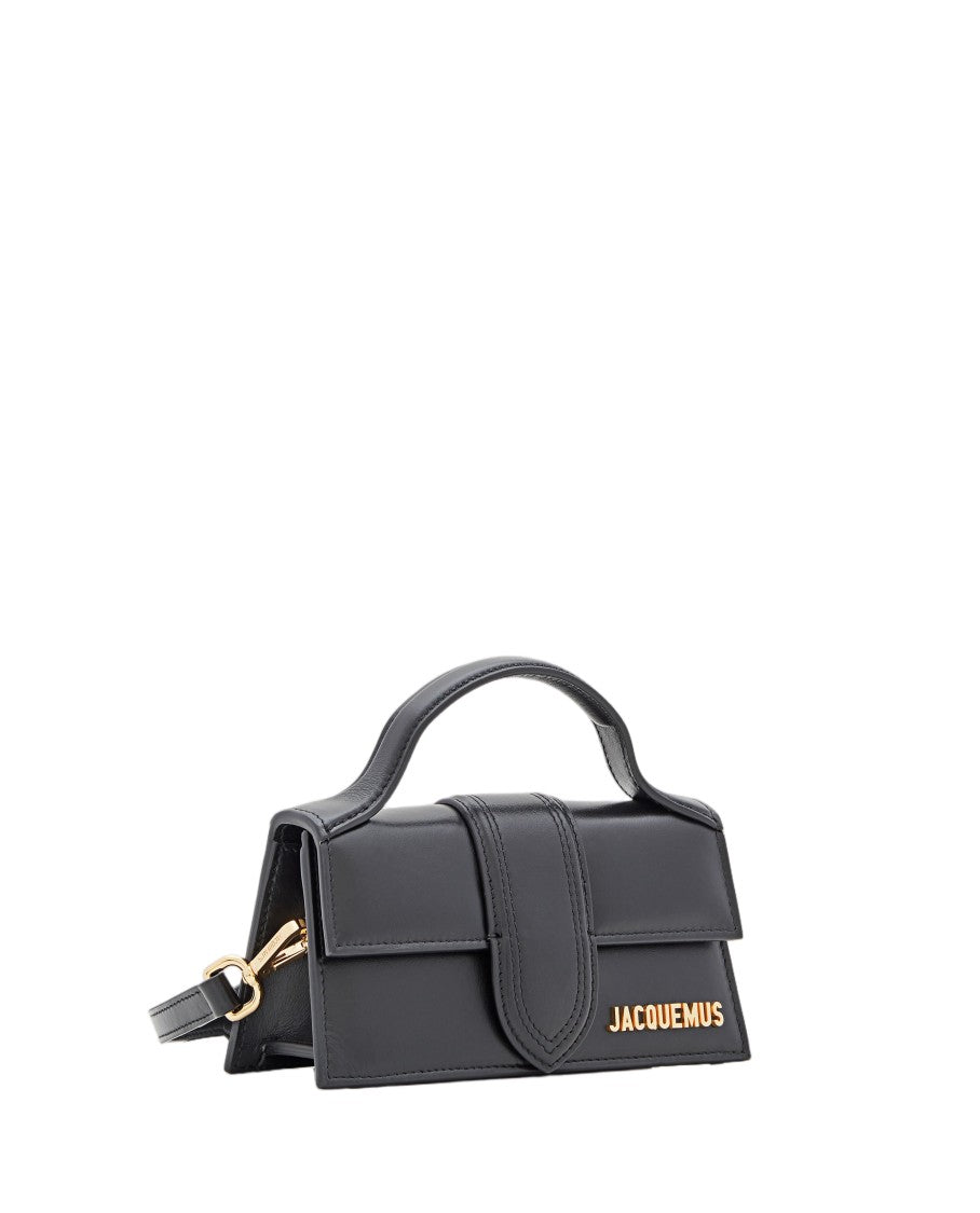 Jacquemus Leather Top Handle Bag With Adjustable Shoulder Strap