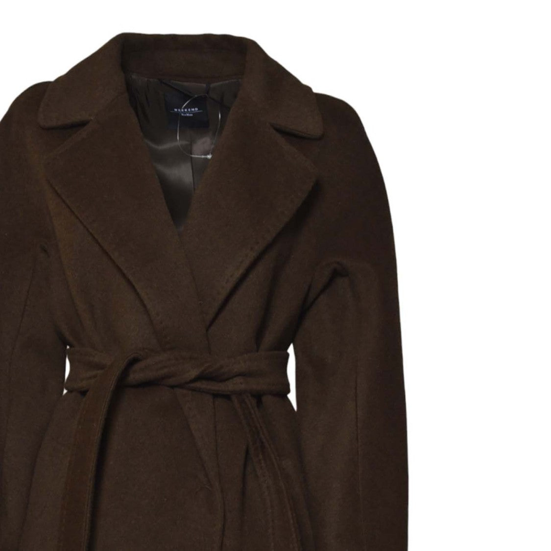 Max Mara Tailored Long Coat With Wide Lapel