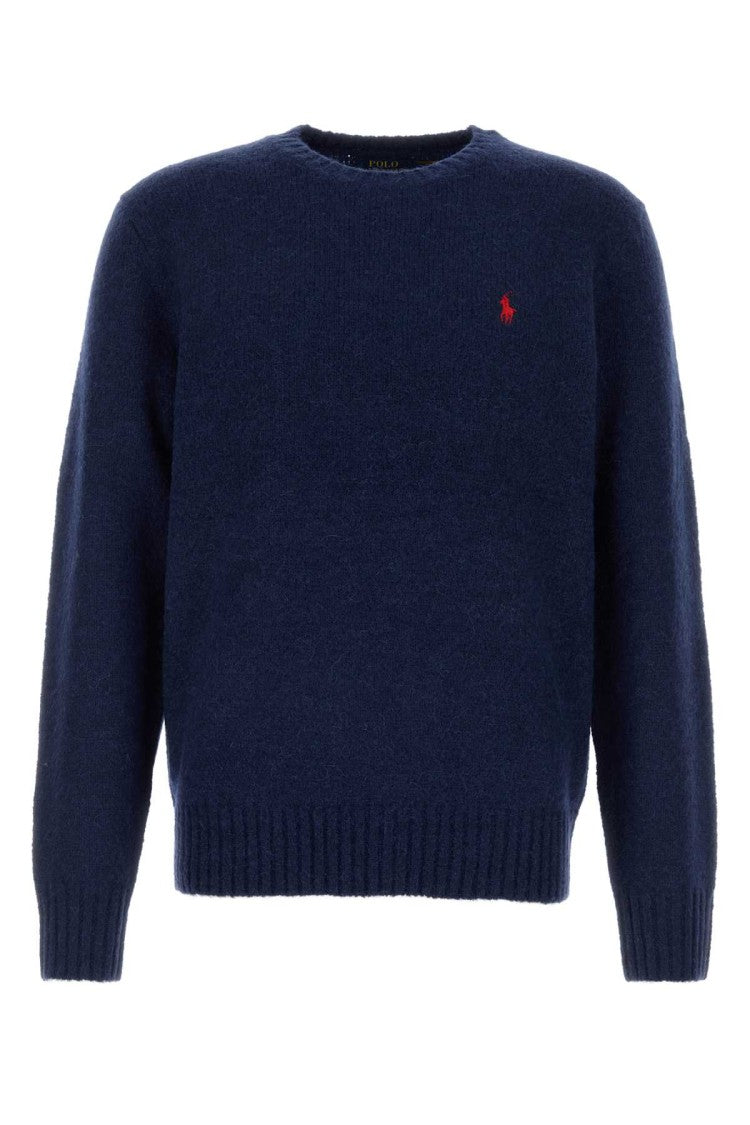 Polo Ralph Lauren Navy Blue Wool Blend Sweater
