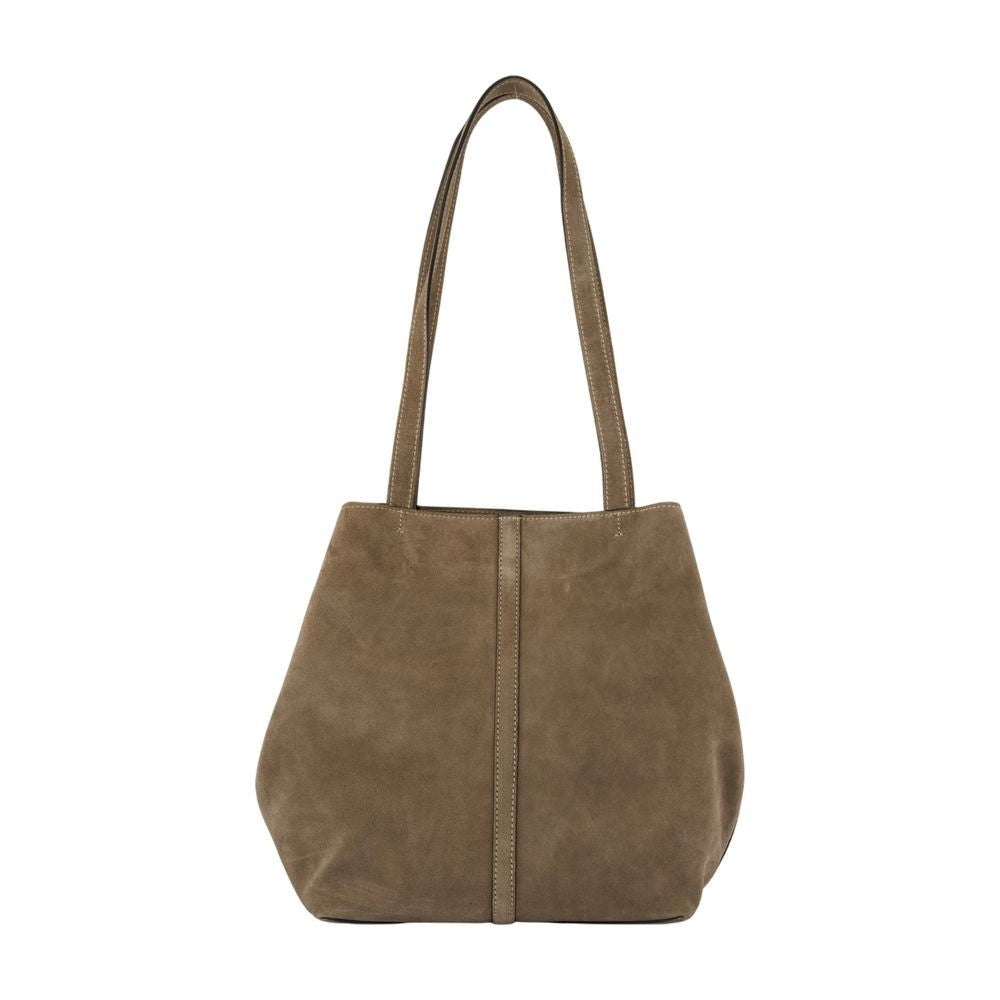 Vanessa Bruno Pm Shopper Bag - Leather - Brown