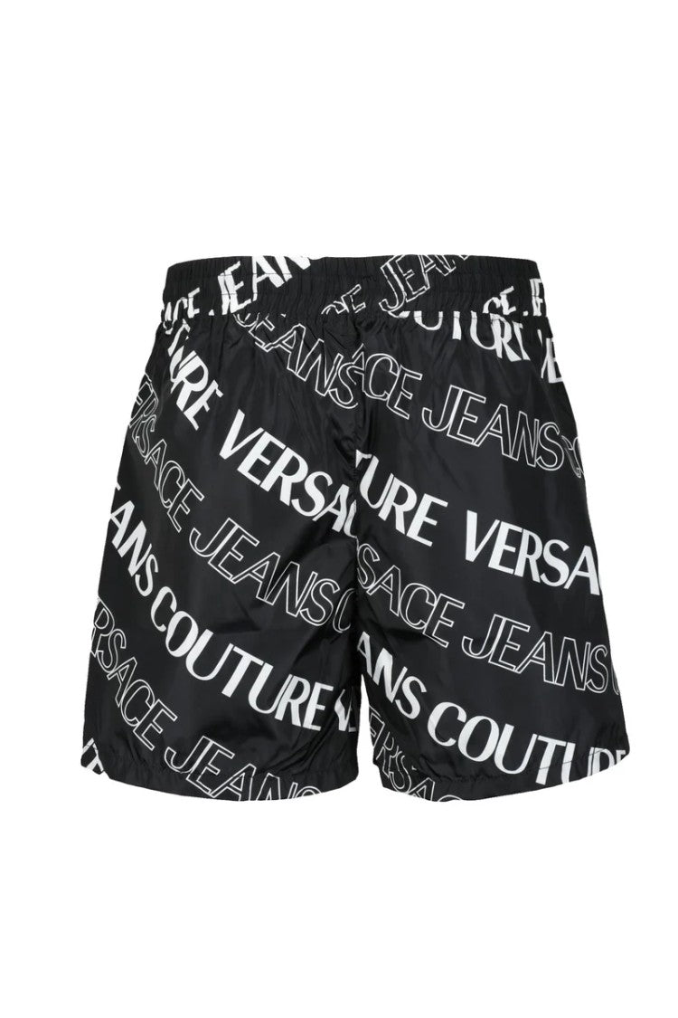 Versace Jeans Couture Nylon Shorts - Black/White