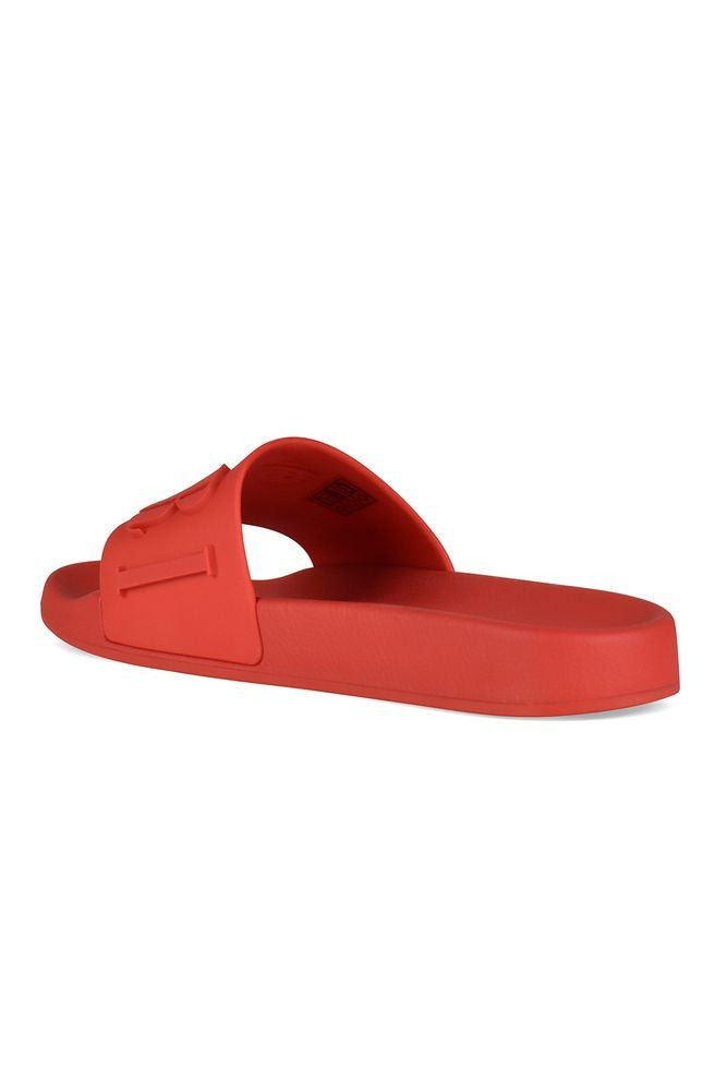 Amiri Matte Red Rubber Slides