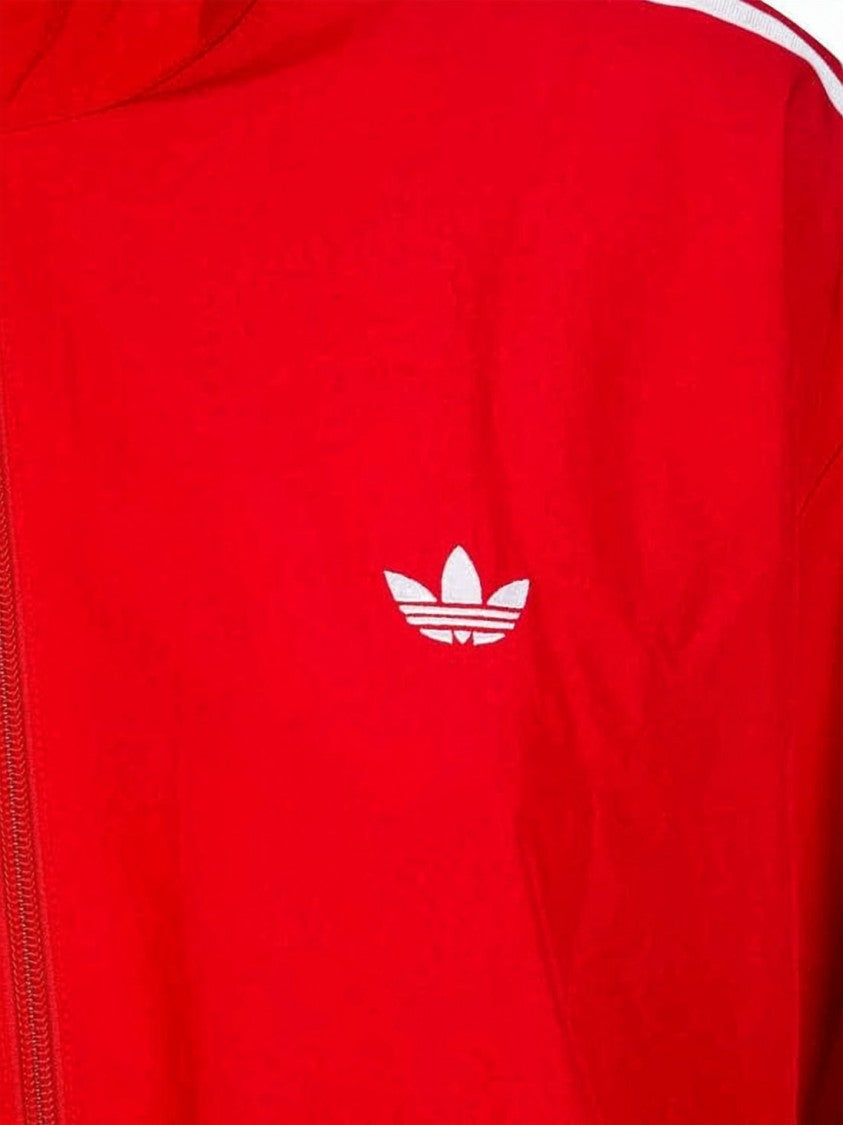 Adidas Red Full-Zip Polyester Jacket