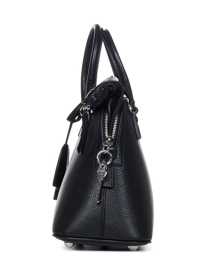 Maison Margiela Black Goatskin Leather Shoulder Bag