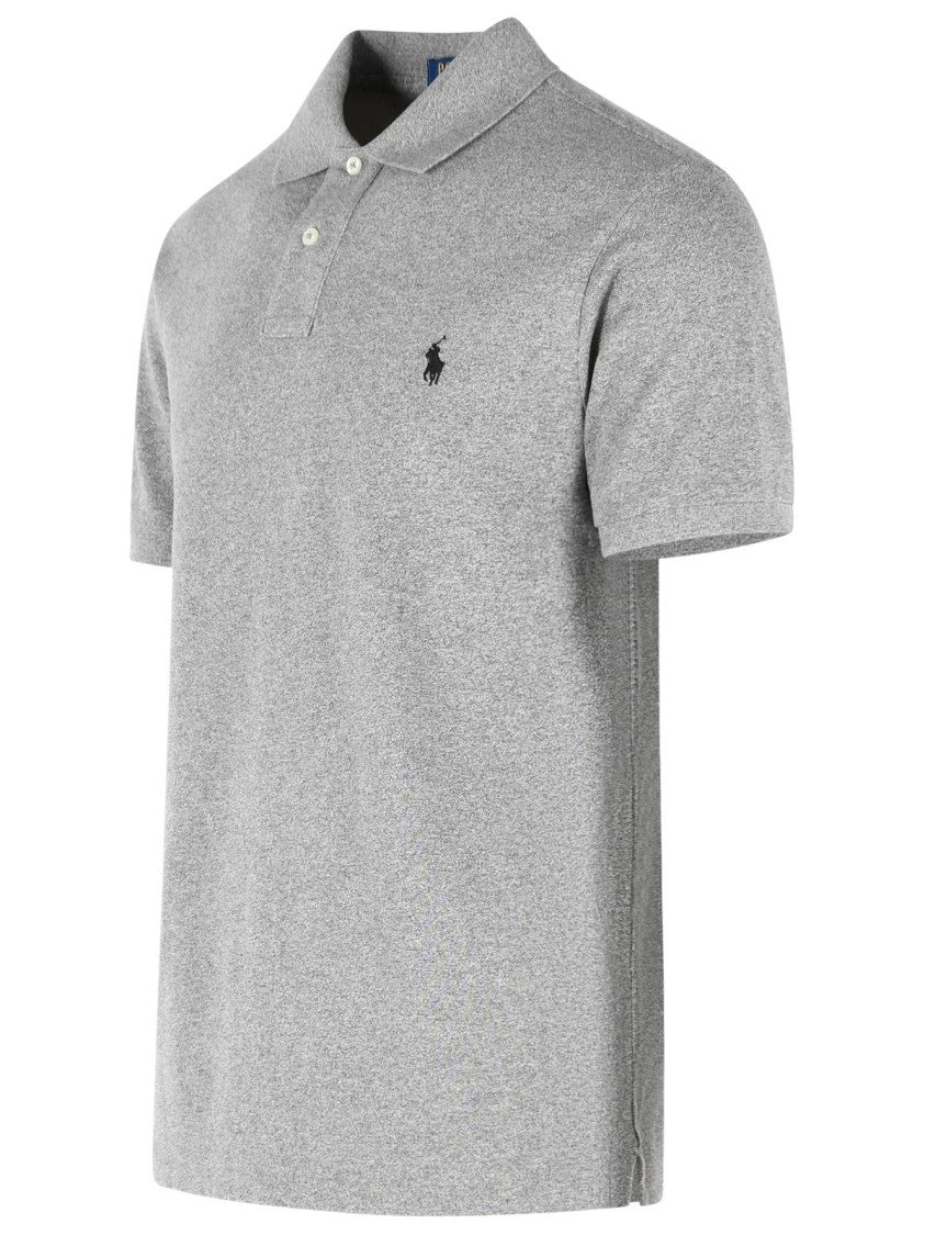 Polo Ralph Lauren Grey Cotton Polo Shirt