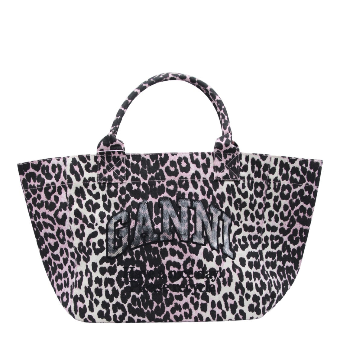 Ganni Structured Modern Handbag With Clean Lines