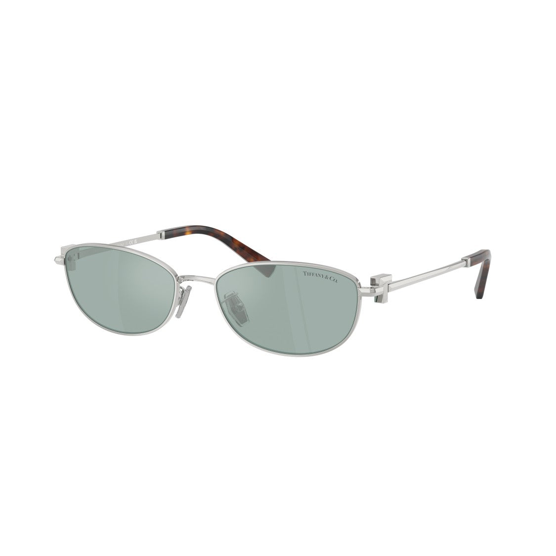 Tiffany & Co. 0Tf3115 Oval-Shaped Steel Sunglasses