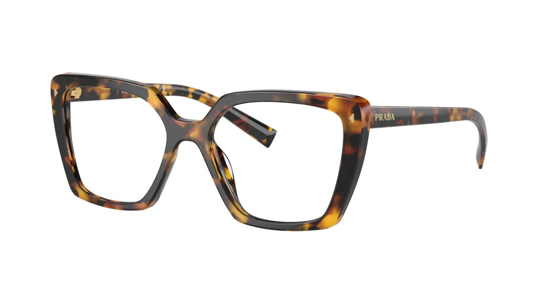Prada 0Pr 16Zv Oversized Tortoiseshell Square Frame Eyeglasses