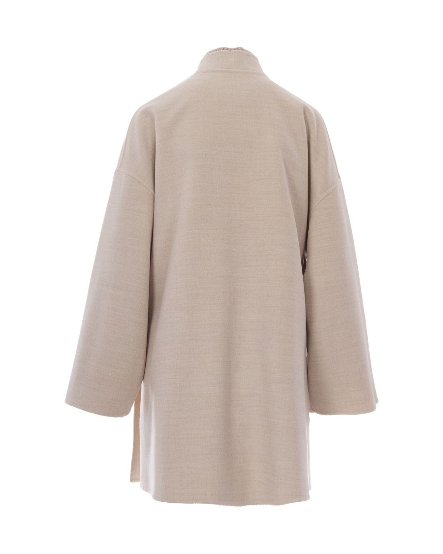 Fabiana Filippi Double-Faced Wool-Cashmere Peacoat