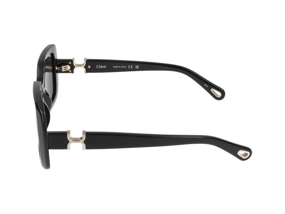 Chloé Sunglasses Ch0333s 001 Black Black Grey 53/22/140