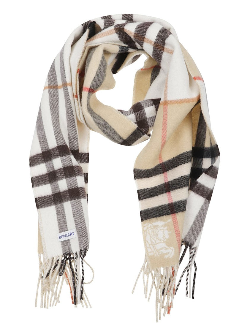 Burberry Multicolor Cashmere Double-Face Scarf