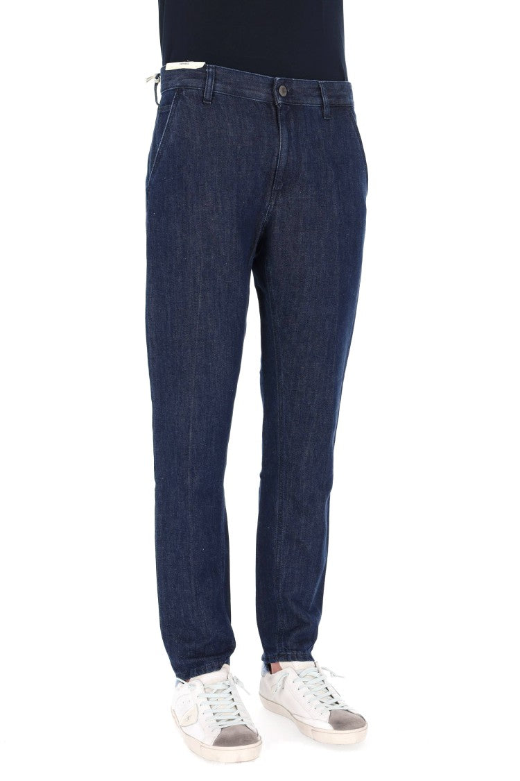 Pt Denim Indie Tapered Cotton-Linen Jeans