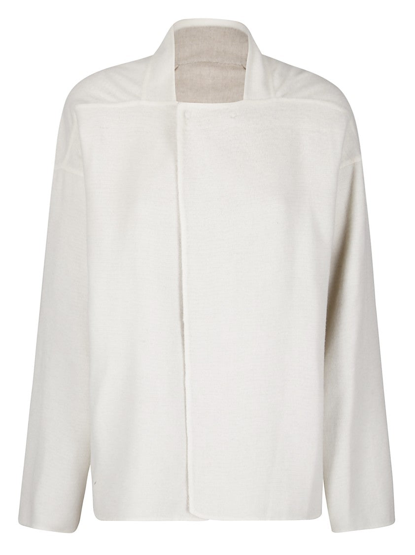 Rick Owens Lightweight Camel Hair Jacket With Squared Collar