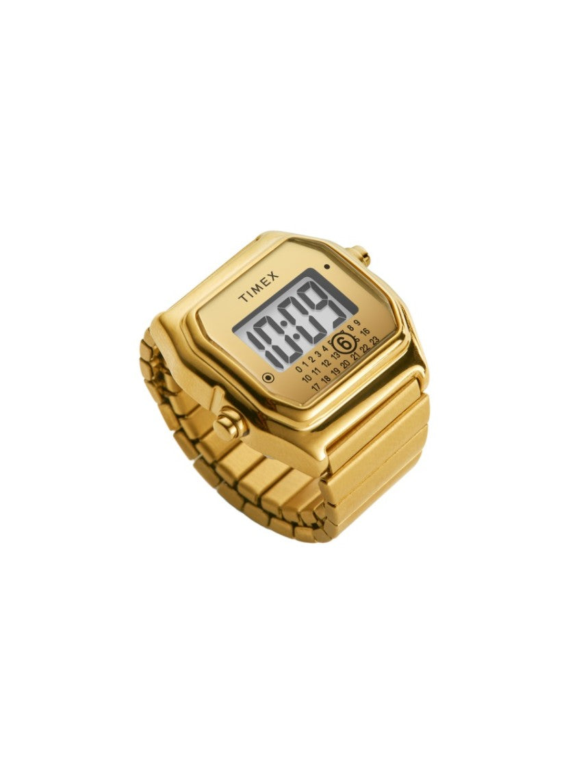 Timex X Mm6 By Maison Margiela Gold-Tone Timex X Mm6 Steel Ring