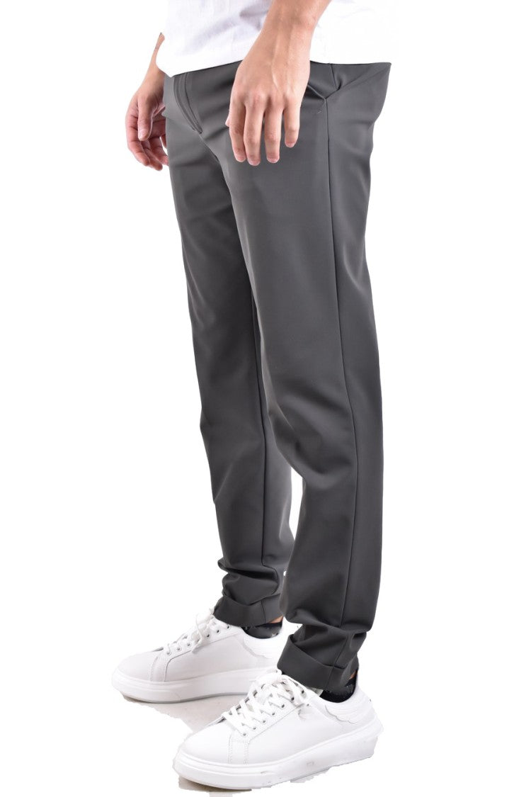 Rrd Tailored Green Trousers With Classic Waistband And Smooth Finish