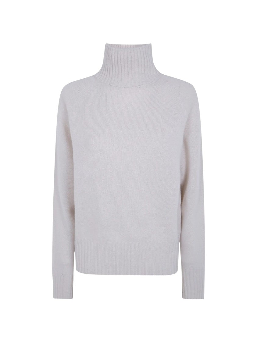 Seventy Ribbed Cropped Turtleneck Knitted Sweater
