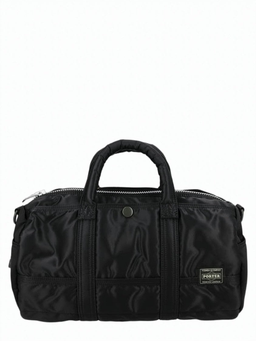 Porter Rectangular Nylon Shoulder Bag With Padded Handles