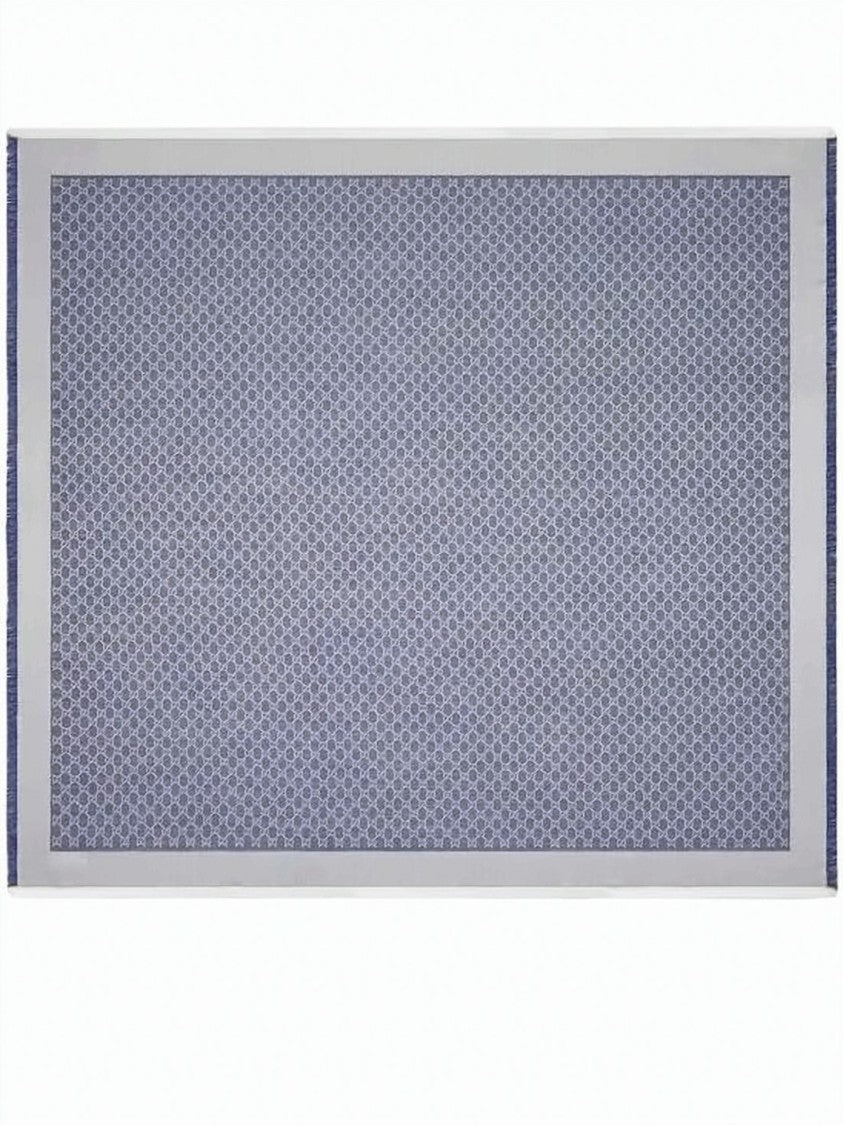 Gucci Rectangular Silk-Wool Blend Scarf