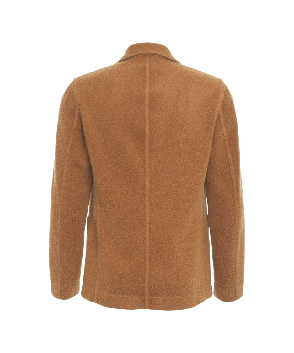 Circolo 1901 Double-Breasted Textured Blazer With Soft Finish