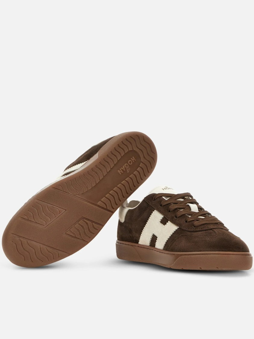 Hogan Low-Top Sneakers With White Suede 'H' Logo