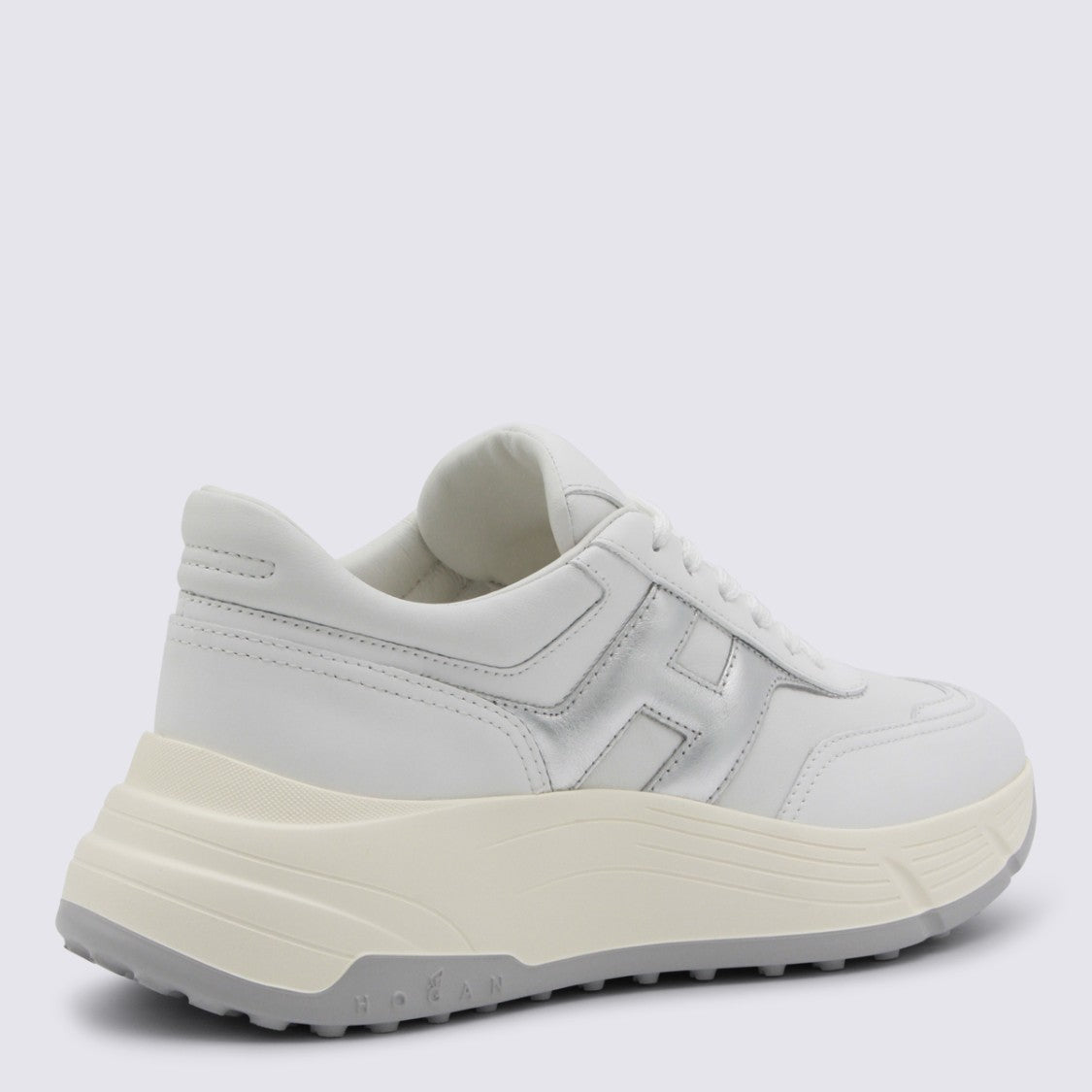 Hogan Chunky Sole Sneakers With Metallic Accents