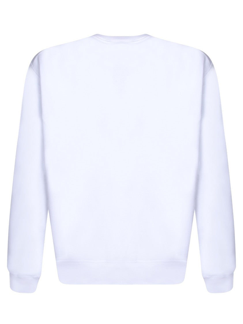 Dsquared2 White Cotton Sweatshirt