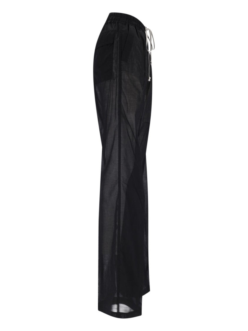 Rick Owens Straight-Leg Pants – Black