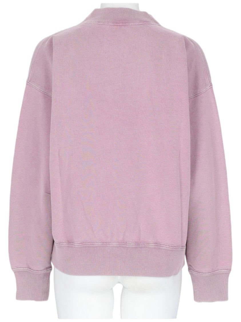 Isabel Marant Étoile Moby Relaxed-Fit Graphic Logo Cotton-Blend Sweatshirt