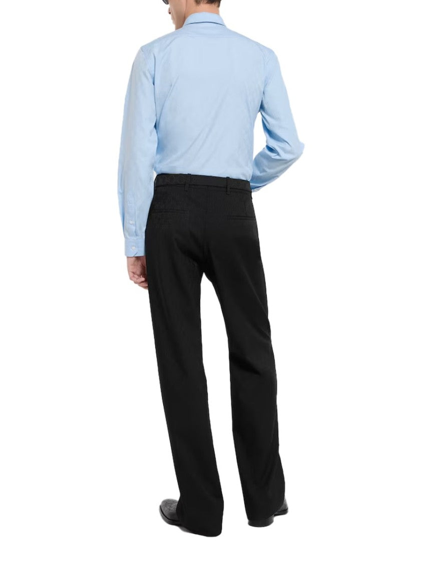 Gucci Cotton Gg Long-Sleeve Button-Up Shirt